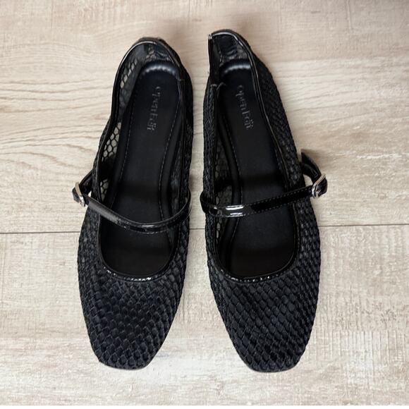 Open Edit Desi Mary Jane Mesh Women's Flats – Size 7.5 - Picture 2 of 10